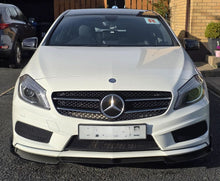 Load image into Gallery viewer, AMG Style Gloss Black Front Splitter for Mercedes Benz W176 A Class 13-15
