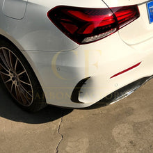 Load image into Gallery viewer, Gloss Black Rear Bumper Trims for Mercedes Benz W177 A Class Saloon 18-25 (Stick on)