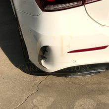 Load image into Gallery viewer, Gloss Black Rear Bumper Trims for Mercedes Benz W177 A Class Saloon 18-25 (Stick on)