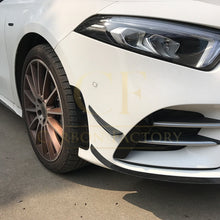 Load image into Gallery viewer, Type 1 Gloss Black Front Canards for Mercedes Benz W177 A Class AMG & A35 18-22