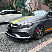 Load image into Gallery viewer, V Style (1 pcs) Gloss Black Front Splitter for Mercedes Benz W176 A Class AMG 13-18