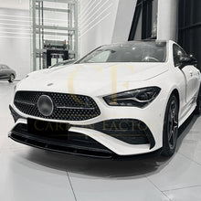 Load image into Gallery viewer, AMG Style Gloss Black Front Splitter for Mercedes Benz W177 A Class AMG & A35 23-25