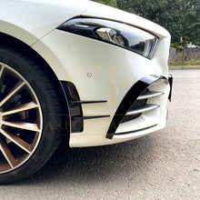 Load image into Gallery viewer, LP Style Gloss Black Front Canards for Mercedes Benz W177 A Class AMG & A35 18-22