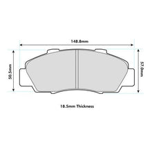 Load image into Gallery viewer, Honda Integra DC2 Front Performance Brake Pads 1206