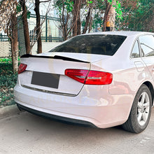 Load image into Gallery viewer, V Style Gloss Black Boot Spoiler for Audi S4 B8 B8.5 08-15