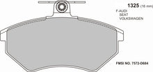 Load image into Gallery viewer, VW Golf (3) 1.8 GT Front Performance Brake Pads 1325