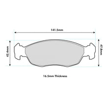 Load image into Gallery viewer, Peugeot 106 GTI Front Performance Brake Pads 1339