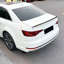 Load image into Gallery viewer, V Style Gloss Black Boot Spoiler for Audi A4 S4 B9 B9.5 15-25