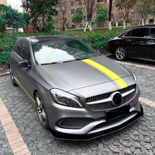 Load image into Gallery viewer, V Style (1 pcs) Gloss Black Front Splitter for Mercedes Benz W176 A Class AMG 13-18