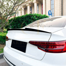 Load image into Gallery viewer, V Style Gloss Black Boot Spoiler for Audi A4 S4 B9 B9.5 15-25