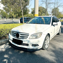 Load image into Gallery viewer, V Style Gloss Black Front Splitter for Mercedes Benz W204 C Class Standard Model 08-10