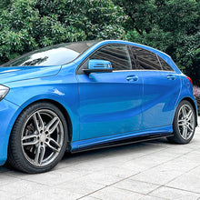 Load image into Gallery viewer, V Style Gloss Black Side Skirts for Mercedes Benz W176 A Class 13-18