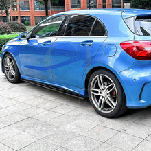 Load image into Gallery viewer, V Style Gloss Black Side Skirts for Mercedes Benz W176 A Class 13-18