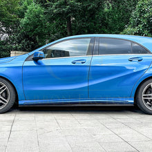 Load image into Gallery viewer, V Style Gloss Black Side Skirts for Mercedes Benz W176 A Class 13-18