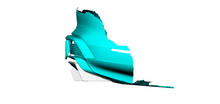 Load image into Gallery viewer, V Style Pre-Preg Carbon Fibre Rear Diffuser for Porsche Taycan Turbo 19-21