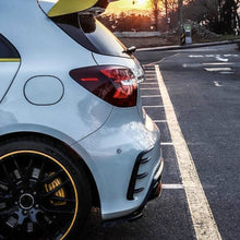 Load image into Gallery viewer, Gloss Black Rear Canards for Mercedes Benz W176 A Class AMG 13-18