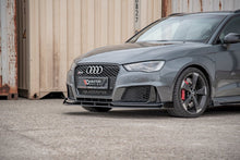 Load image into Gallery viewer, Maxton Design - RACING FRONT SPLITTER +FLAPS AUDI RS3 8V SPORTBACK