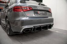 Load image into Gallery viewer, Maxton Design - STREET PRO REAR DIFFUSER V2 AUDI RS3 8V SPORTBACK (2015-2016)