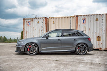 Load image into Gallery viewer, Maxton Design - STREET PRO SIDE SKIRT SPLITTERS (+FLAPS) AUDI RS3 8V SPORTBACK (2015-2016)