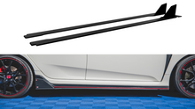 Load image into Gallery viewer, Maxton Design - STREET PRO SIDE SKIRTS DIFFUSERS HONDA CIVIC X TYPE-R (2017 - UP)