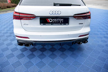 Load image into Gallery viewer, Maxton Design - REAR VALANCE + EXHAUST ENDS IMITATION AUDI S6 / A6 S-LINE C8