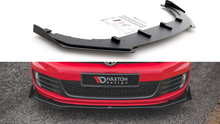 Load image into Gallery viewer, Maxton Design - STREET PRO FRONT SPLITTER V3 (+FLAPS) VW GOLF GTI MK6 (2008-2012)