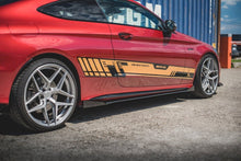 Load image into Gallery viewer, Maxton Design - STREET PRO DURABILITY SIDE SKIRTS DIFFUSERS (+FLAPS) MERCEDES-AMG C43 COUPE C205 (2016-)