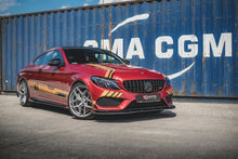 Load image into Gallery viewer, Maxton Design - STREET PRO DURABILITY FRONT SPLITTER (+FLAPS) MERCEDES-AMG C43 COUPE C205 (2016-)