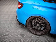 Load image into Gallery viewer, Maxton Design - STREET PRO REAR SIDE SPLITTERS (+FLAPS) BMW M2 F87 (2016-2020)