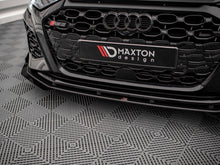 Load image into Gallery viewer, Maxton Design - STREET PRO FRONT SPLITTER V.1 (+FLAPS) AUDI RS3 SPORTBACK 8Y (2020-)