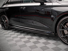 Load image into Gallery viewer, Maxton Design - STREET PRO SIDE SKIRTS DIFFUSERS (+FLAPS) AUDI RS3 SPORTBACK 8Y (2020-)