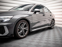 Load image into Gallery viewer, Maxton Design - Street PRO Side Skirts Diffusers + Flaps Audi S3 / A3 S-Line 8Y