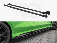 Load image into Gallery viewer, Maxton Design - STREET PRO SIDE SKIRTS DIFFUSERS (+FLAPS) AUDI RS3 SEDAN 8Y (2020-)