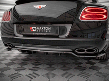 Load image into Gallery viewer, Maxton Design - CENTRAL REAR SPLITTER (VERTICAL BARS) BENTLEY CONTINENTAL GT V8 S MK2 (2014-2016)