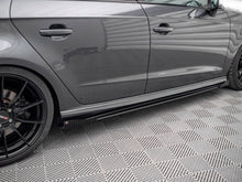 Load image into Gallery viewer, Maxton Design - STREET PRO SIDE SKIRTS DIFFUSERS (+FLAPS) AUDI S3 SPORTBACK 8V FACELIFT