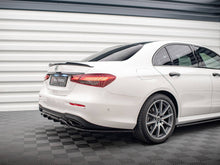 Load image into Gallery viewer, Maxton Design - Central Rear Splitter (Vertical Bars) Mercedes E AMG-Line Sedan W213 Facelift