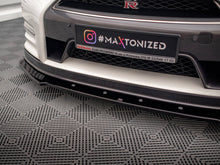 Load image into Gallery viewer, Maxton Design - FRONT SPLITTER NISSAN GTR R35 1ST FACELIFT