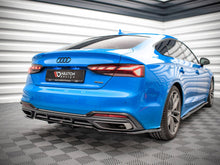 Load image into Gallery viewer, Maxton Design - CENTRAL REAR SPLITTER (VERTICAL BARS) AUDI A5 S-LINE F5 FACELIFT