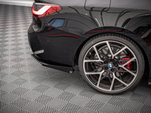 Load image into Gallery viewer, Maxton Design - STREET PRO REAR SIDE SPLITTERS + FLAPS BMW 4 M-PACK G22