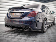 Load image into Gallery viewer, Maxton Design -Rear Splitter (Vertical Bars) Mercedes-AMG C43 Sedan / Estate W205 / S205 Facelift