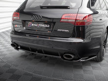Load image into Gallery viewer, Maxton Design - CENTRAL REAR SPLITTER (VERTICAL BARS) AUDI RS6 AVANT C6