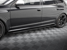 Load image into Gallery viewer, Maxton Design - STREET PRO SIDE SKIRTS DIFFUSERS + FLAPS AUDI RS6 AVANT C6