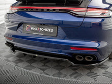 Load image into Gallery viewer, Maxton Design - CENTRAL REAR SPLITTER (VERTICAL BARS) PORSCHE PANAMERA E-HYBRID 971 FACELIFT