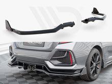 Load image into Gallery viewer, Maxton Design - Rear Splitter V.1 (Vertical Bars) + Flaps Honda Civic Sport Mk10 Facelift