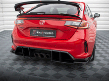 Load image into Gallery viewer, Maxton Design - STREET PRO REAR DIFFUSER + FLAPS HONDA CIVIC TYPE-R MK 11