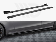 Load image into Gallery viewer, Maxton Design - STREET PRO SIDE SKIRTS DIFFUSERS + FLAPS MERCEDES-AMG C63 SEDAN / ESTATE W205 FACELIFT