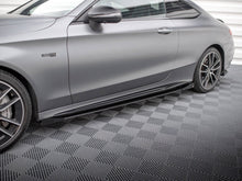 Load image into Gallery viewer, Maxton Design - STREET PRO SIDE SKIRTS DIFFUSERS + FLAPS MERCEDES-AMG C43 COUPE C205 FACELIFT