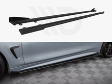 Load image into Gallery viewer, Maxton Design - STREET PRO SIDE SKIRTS DIFFUSERS + FLAPS BMW 4 COUPE / GRAN COUPE / CABRIO M-PACK F32 / F36 / F33