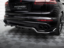 Load image into Gallery viewer, Maxton Design - CENTRAL REAR SPLITTER (VERTICAL BARS) PORSCHE CAYENNE MK2 FACELIFT