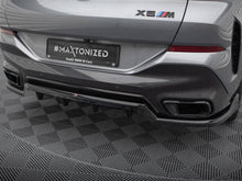 Load image into Gallery viewer, Maxton Design - Central Rear Splitter (Vertical Bars) V.2 BMW X6 M-Pack G06 Facelift